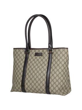 Gucci Tote Bag GG Pattern Brown